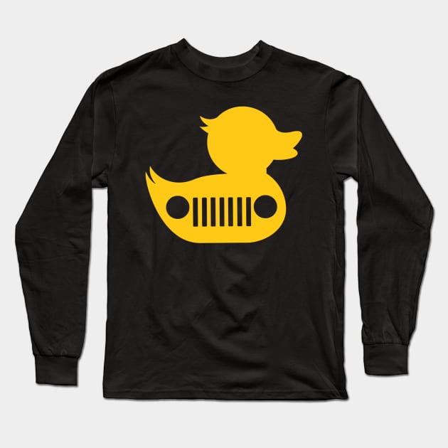Duck Duck Jeep Plain Long Sleeve T-Shirt by PincGeneral
